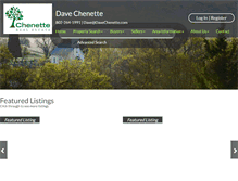 Tablet Screenshot of davechenette.com